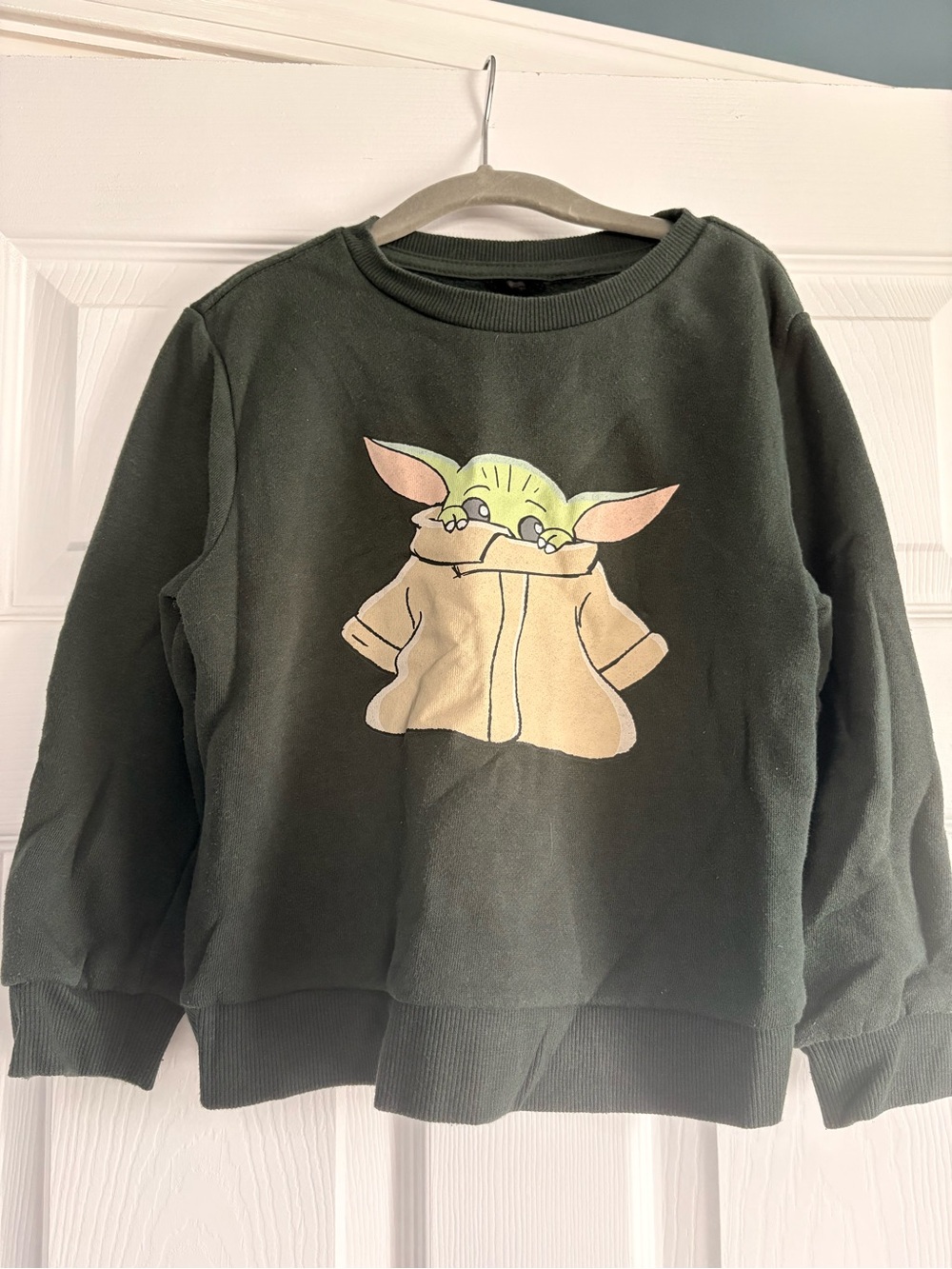 Kids Star Wars Sweatshirt with Baby Yoda Graphic